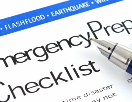 Picture of an emergency prepared checklist